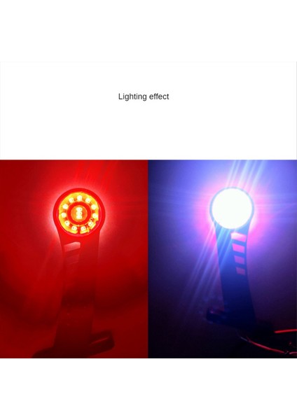 24V Araba Kamyonu Dirsek Yan İşaretçi Işıkları Uyarı Sinyal Lambası Arka Kuyruk Işığı Fragman Van Lorry Bus, 2pcs (Yurt Dışından)