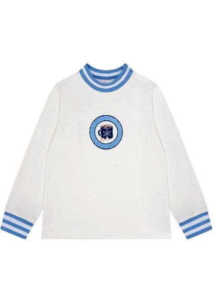 Erkek Çocuk Arma Nakışlı Uzun Kollu Tshirt MNT25E219 fiyatları