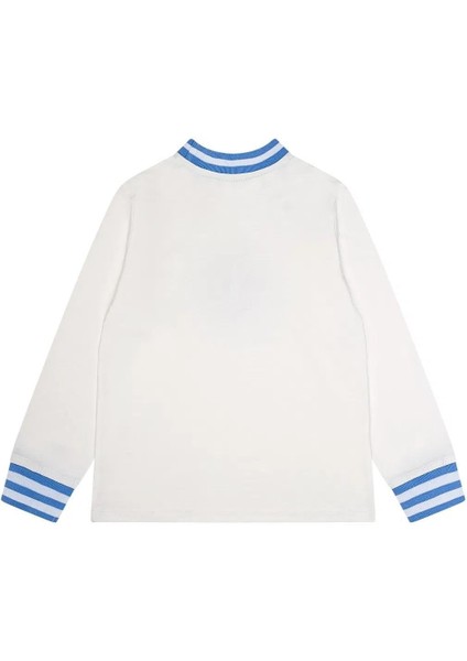 Erkek Çocuk Arma Nakışlı Uzun Kollu Tshirt MNT25E219 modelleri