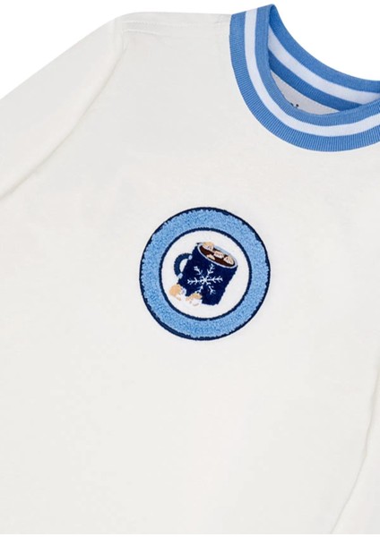 Erkek Çocuk Arma Nakışlı Uzun Kollu Tshirt MNT25E219 fırsatları