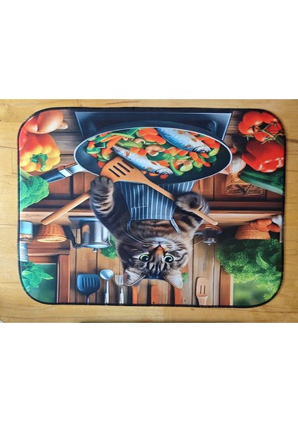 55X45 cm Kedi Şef Kaydırmaz Taban Speed Yüzey Oyuncu Mouse Pad Gaming Pad modelleri