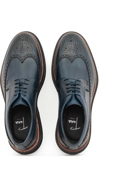Hakiki Deri Oxford Erkek Ayakkabı Eva Taban - Tuna 04175 indirimleri