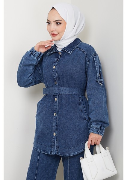 Ceket Pantolon Kot Ikili Takım 1637 - Mavi fiyatları