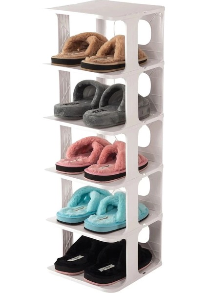 5 Katlı Pratik Ayakkabılık - Ayakkabı Rafı (5148)