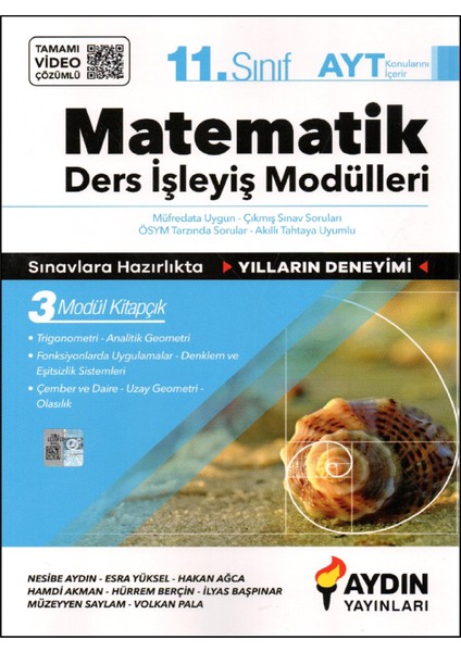 Aydın 11. Sınıf Matematik Ders Işleyiş Modülleri