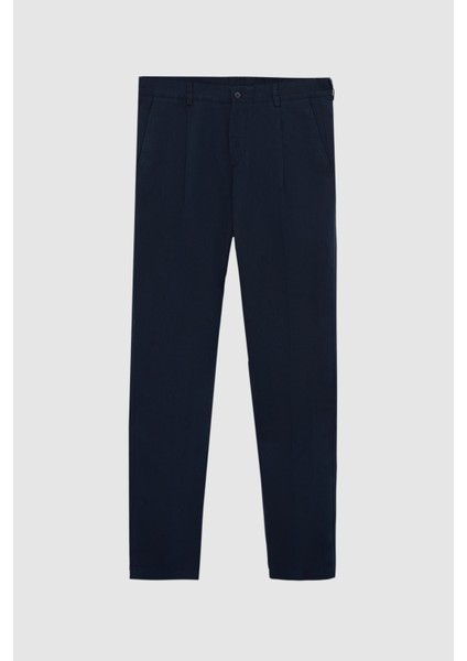 Ds Damat Regular Fit Lacivert Düz Kumaş Pantolon indirimleri