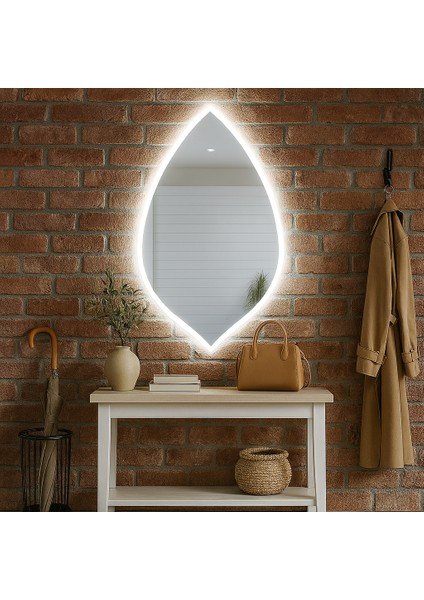 Natura LED Ayna – Damla Formlu Modern Duvar Aynası fiyatları