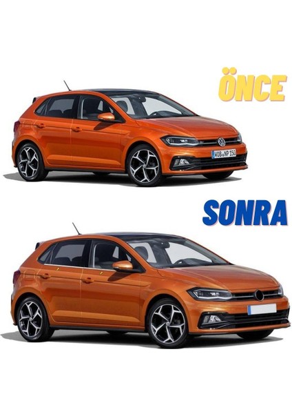Volkswagen Polo Krom Cam Çıtası 2017 Sonrası (4 Parça) fiyatları