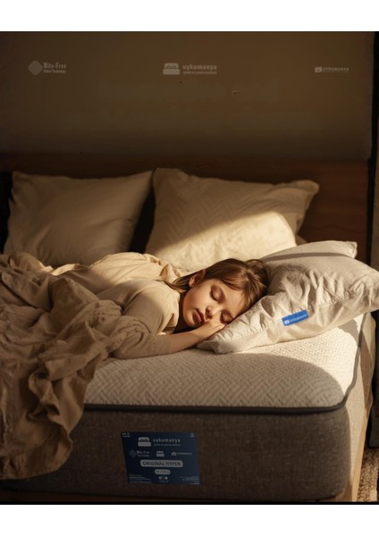 Original Full Ortopedik Hyper Yatak, MITE-FREE® ile akar, toz, polen problemleri geride kaldı, Her Yaştan, Herkes İçin Doğru Yatak, Doğru Uyku