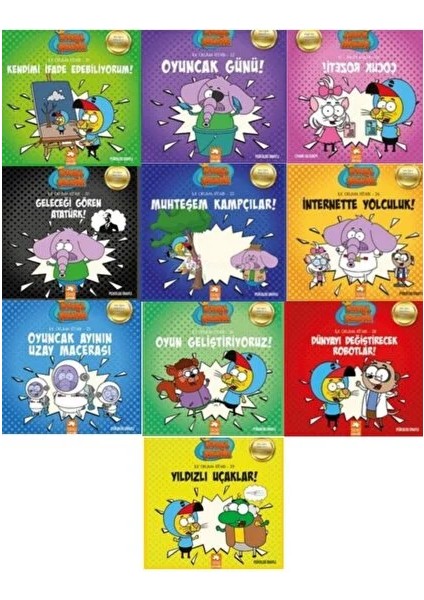 Kral Şakir Ilk Okuma 3. Seri 10'lu Set - (21'den 30'a Kadar)
