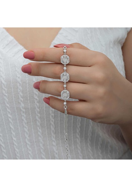 925 Ayar Gümüş Baget Kadın Bileklik T8494 (802802) modelleri