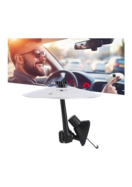 Kompakt Araba Kazası Zil Dekorasyonu, Net Ses, Yüksek Hacimli Eğlenceli Araba Havalandırma Davul, Demir ve Plastik Malzemeler, Eğlence Için (Sılver) fırsatları