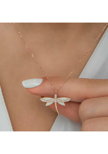 925 Ayar Gümüş Yusufçuk Kadın Gümüş Kolye T6525 (802802) indirimleri