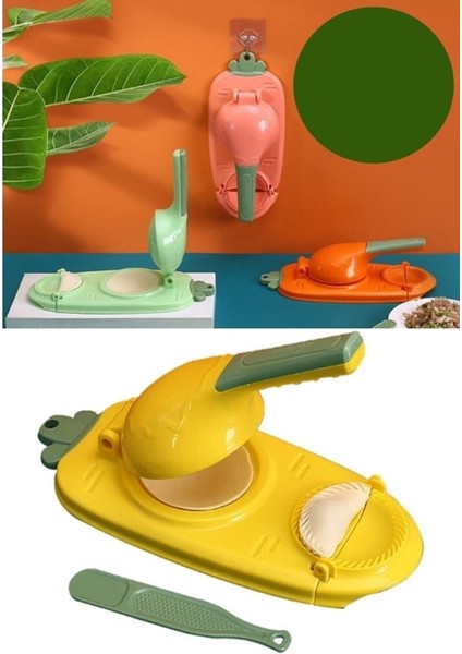 Pratik Mantı Yapma Aparatı Hamur Açıcı ve Presleme Mantı Börek Poğaça Hamur Açma ve Ravioli Kalıbı