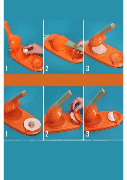 Pratik Mantı Yapma Aparatı Hamur Açıcı ve Presleme Mantı Börek Poğaça Hamur Açma ve Ravioli Kalıbı fiyatları