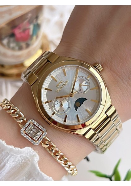 Yeni Sezon Elite Model 50 mt Suya Dayanıklı Bileklik Hediyeli Kadın Kol Saati VS.BLKT.0629