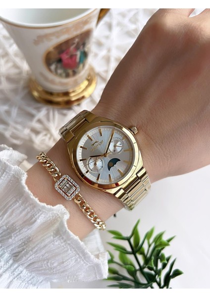 Yeni Sezon Elite Model 50 mt Suya Dayanıklı Bileklik Hediyeli Kadın Kol Saati VS.BLKT.0629 fiyatları