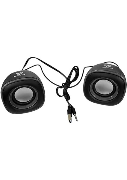 Bs-10 Kablolu USB Multimedya 6W 1+1 Speaker Mini Hoparlör Siyah Pc Laptop Uyumlu fiyatları