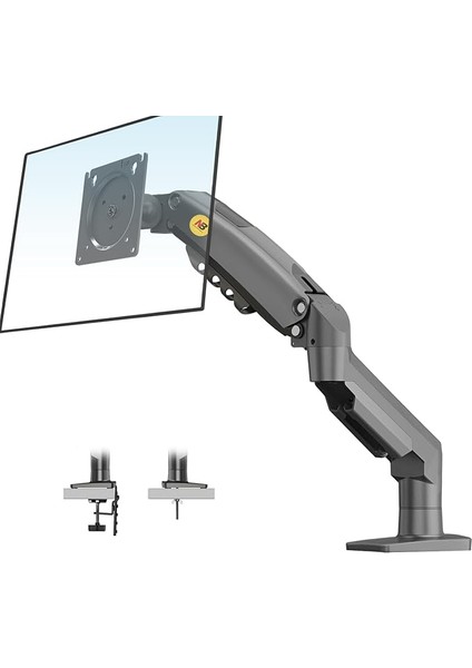 Bayou Nb F80 17-30 " LCD / LED Monitör Tutucu Kol Amortisörlü Vesa Monitör Standı 2-9 kg Yeni