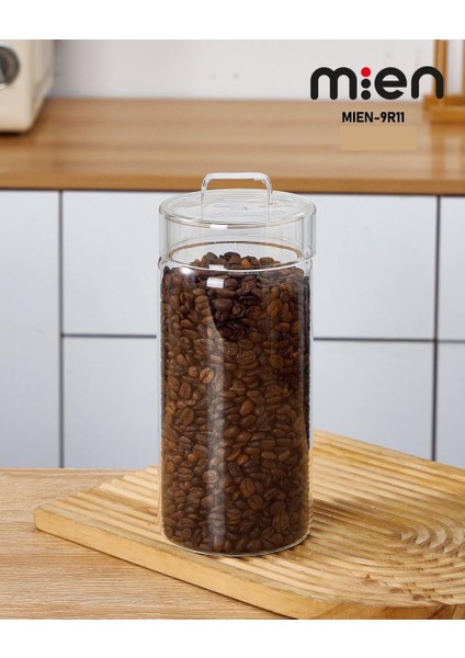 Yuvarlak Cam Kavanoz 1100 ml