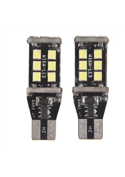 Süper Parlak Beyaz Canbus LED ampulü Araba Yedekleme Ters Işık 912 921 T15 W16W (Yurt Dışından) indirimleri