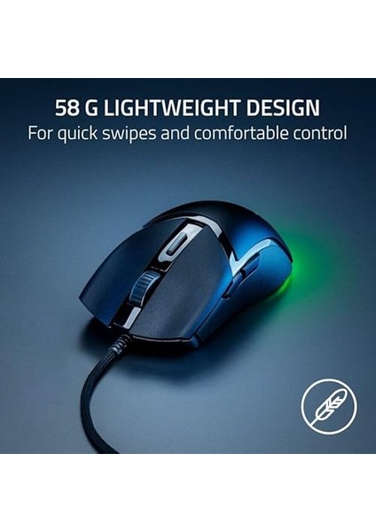 - Chroma Rgb'ye Sahip Hafif Kablolu Oyun Faresi (Tüy Hafifliğinde 57G, 3-Nesil Optik Far indirimleri