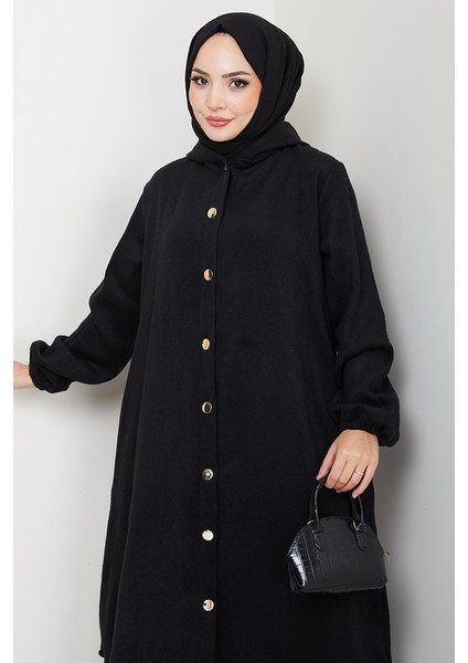 Fevza Düğmeli Kaşe Kap 1635 - Siyah fiyatları