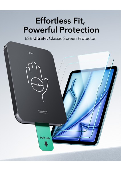 iPad Air 11 (2025) Ultrafit Classic 2 Adet Ekran Koruyucu fiyatları