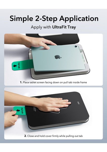 iPad Air 11 (2025) Ultrafit Classic 2 Adet Ekran Koruyucu modelleri