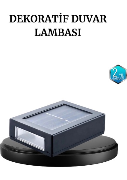 6 LED Güneş Enerjili Sensörlü Lamba – Akıllı Işık Sensörlü, Enerji Tasarruflu Bahçe Aydınlatma