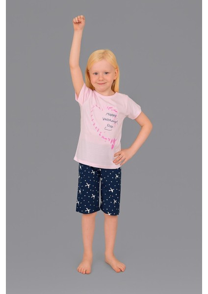 Kız Çocuk 3'lü %100 Pamuklu 13-14-15 Yaş Pijama Takımı MODEL:117 modelleri