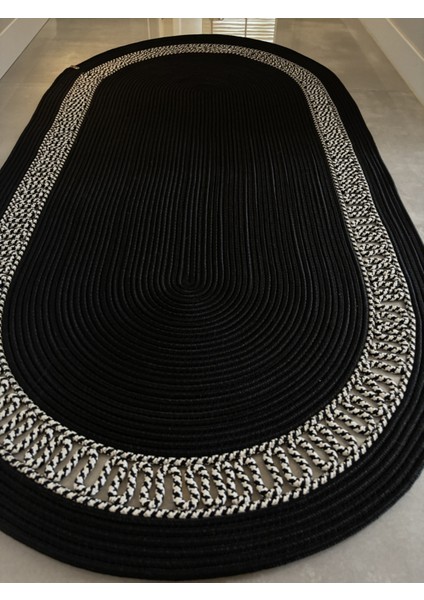 Lotus Jüt Hasırlı El Örgüsü Kilim – Doğal Dokulu, Oval Formlu Dekoratif Tasarım fırsatları