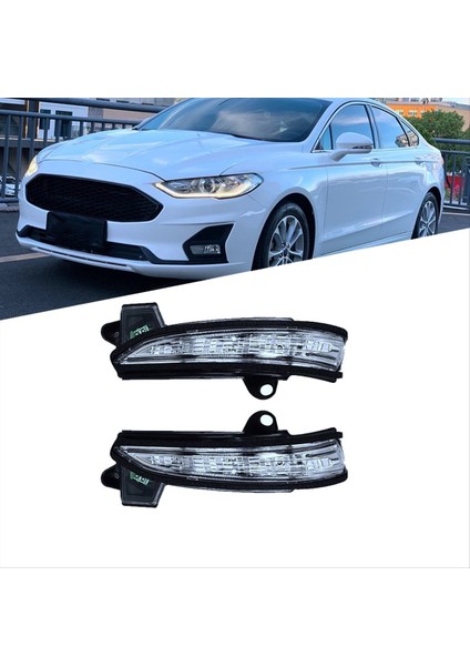 1PAIR Dikiz Ayna Turn Sinyal LED Gösterge Işığı 31498601 Ford Mondeo 2013-2020 DS73-13B382-BA DS7313B381BA (Yurt Dışından) fırsatları
