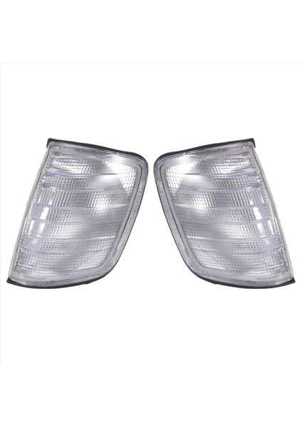 Araba L+R Beyaz Köşe Işıkları Mercedes W124 E-Serisi Sedan için Sinyal Işıkları 1985-95 1248260043 1248260143 (Yurt Dışından) indirimleri