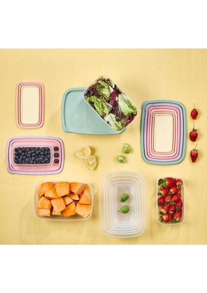 6’lı Iç Içe Geçen Kapaklı Saklama Kabı Seti, Buzdolabı Piknik Ofis Pratik Saklama Kutusu 6’lı Set fırsatları
