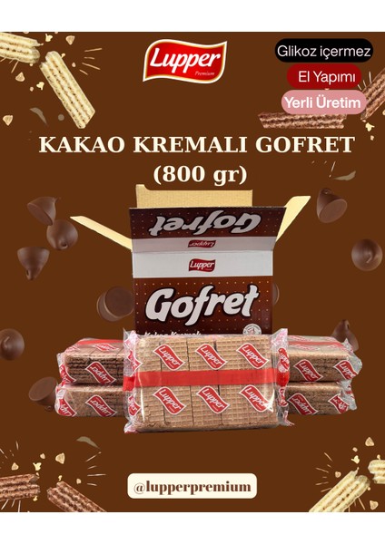 Kakao Kremalı Gofret (800GR)