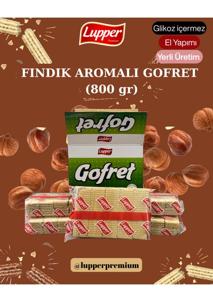 Fındık Aromalı Gofret (800GR)