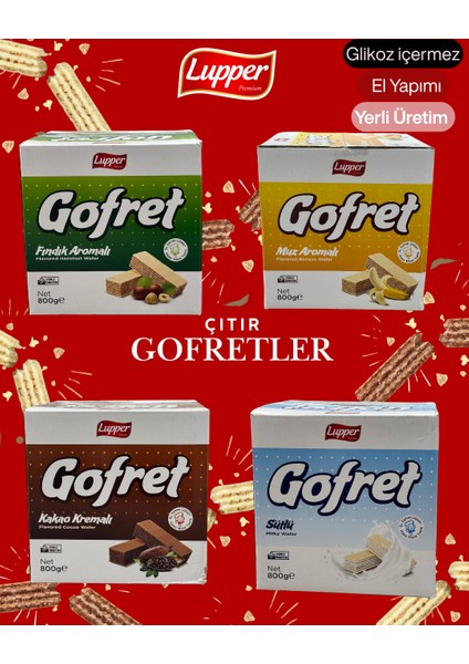 Fındık Aromalı Gofret (800GR) modelleri