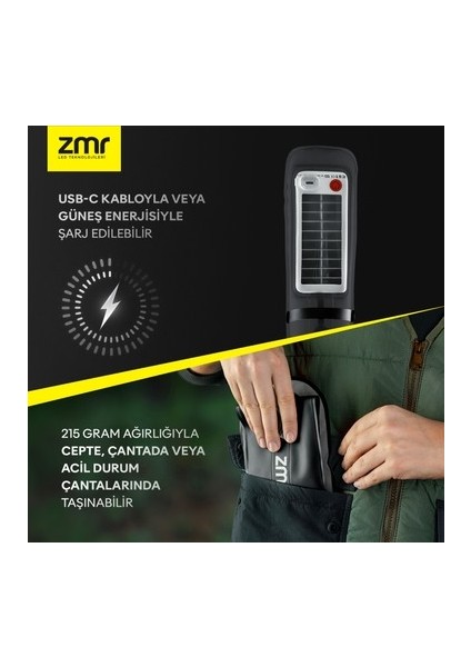 Light Tube LED Güneş Enerjili Şişirilebilir Tüp Işık 4000MAH Outdoor 24 Saat Kamp & Acil Durum Işığı modelleri