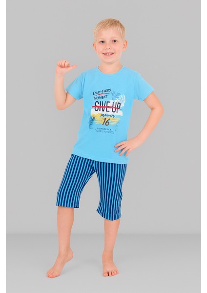 Erkek Çocuk 3'lü %100 Pamuklu 10-11-12 Yaş Pijama Takımı MODEL:106 fiyatları