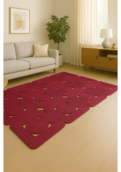 Solena Jüt Hasır Dikdörtgen Şık Kilim Halı Paspas Yolluk Evinizi Şımartın Tarzınızı Yansıtın fiyatları