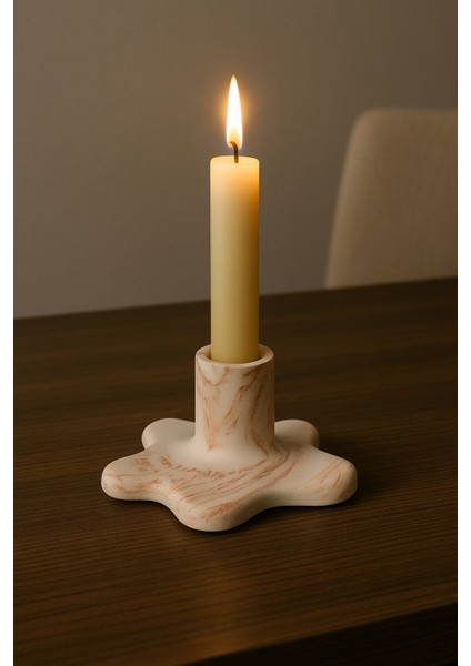 Mermer Desen Şamdan Mumluk fiyatları