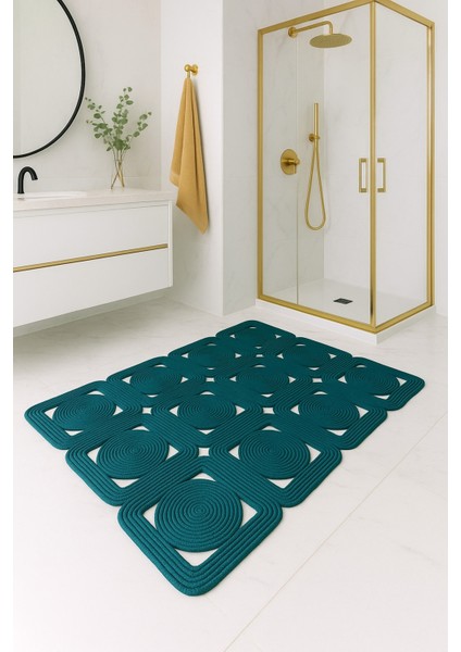 Solena Jüt Hasır Dikdörtgen Şık Kilim Halı Paspas Yolluk Evinizi Şımartın Tarzınızı Yansıtın