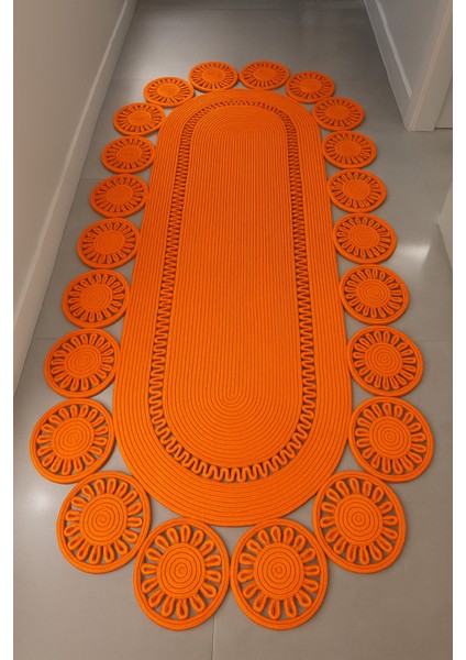 Marguerite Özel Tasarım Hasır Jüt Kilim – Koridor, Antre ve Salon Halısı Yolluk