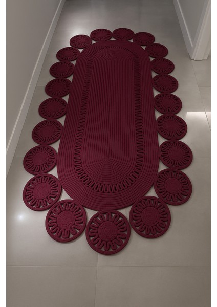 Marguerite Özel Tasarım Hasır Jüt Kilim – Koridor, Antre ve Salon Halısı Yolluk