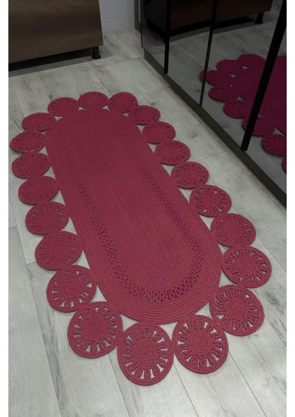 Marguerite Özel Tasarım Hasır Jüt Kilim – Koridor, Antre ve Salon Halısı Yolluk