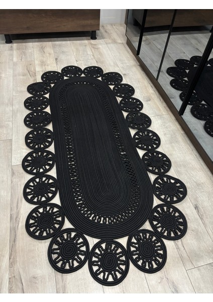 Marguerite Özel Tasarım Hasır Jüt Kilim – Koridor, Antre ve Salon Halısı Yolluk