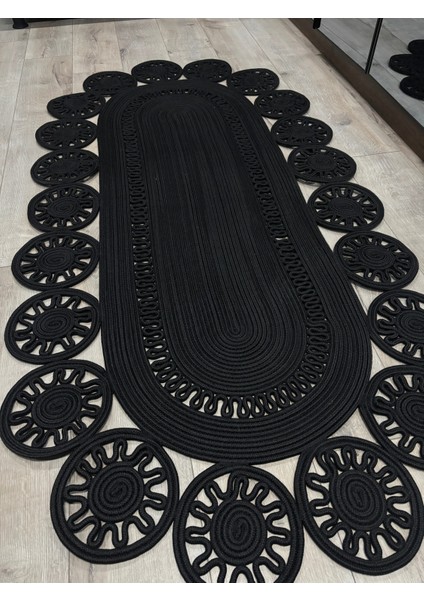 Marguerite Özel Tasarım Hasır Jüt Kilim – Koridor, Antre ve Salon Halısı Yolluk fırsatları