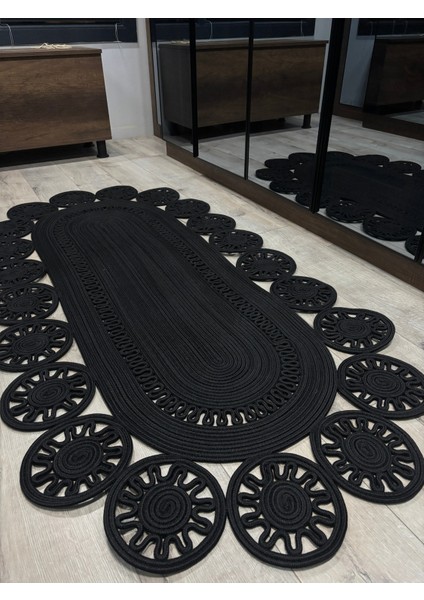 Marguerite Özel Tasarım Hasır Jüt Kilim – Koridor, Antre ve Salon Halısı Yolluk