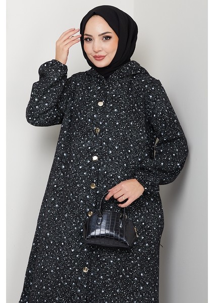 Algın Düğmeli Kaşe Kap 1631 - Gri fiyatları